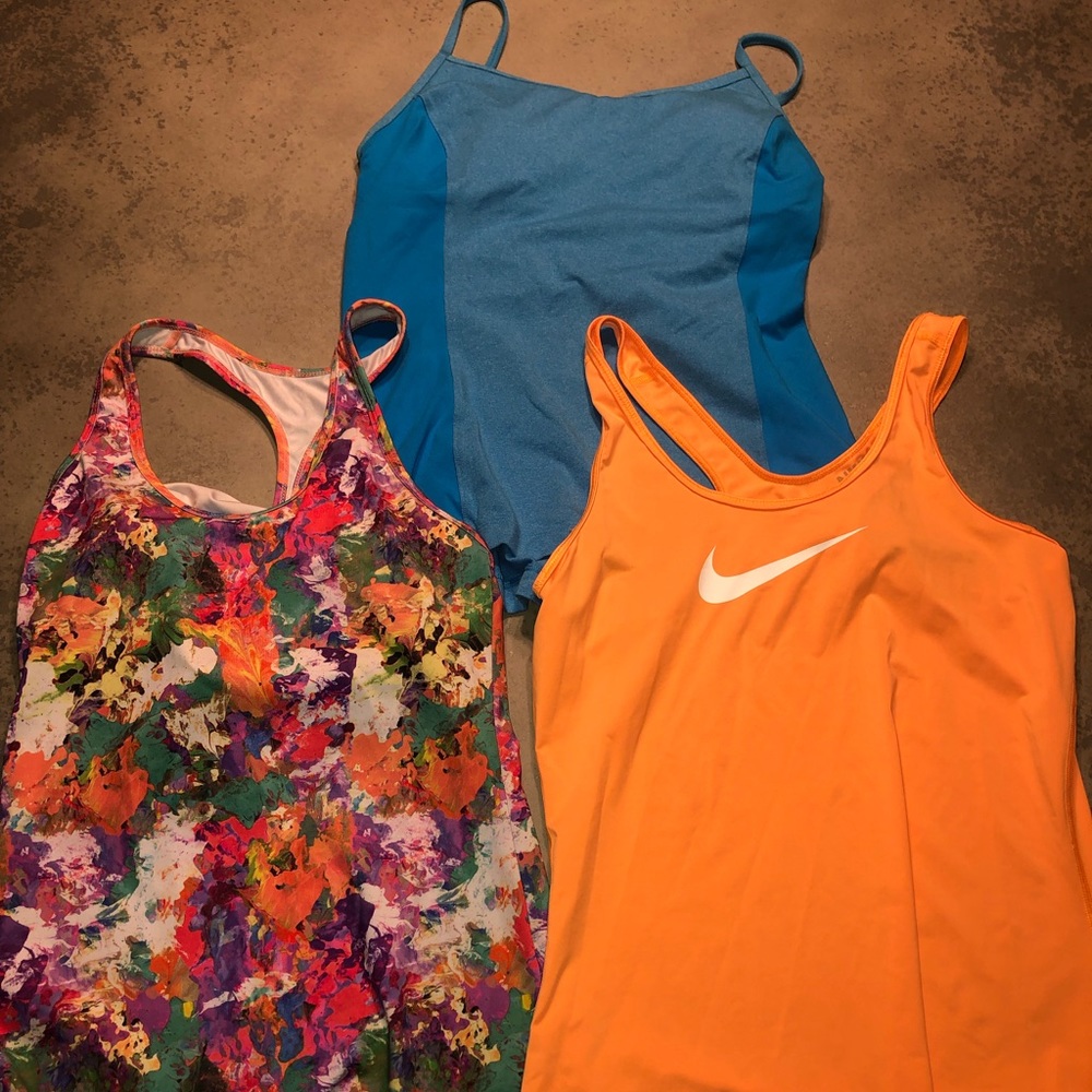 Miscellaneous workout shirts